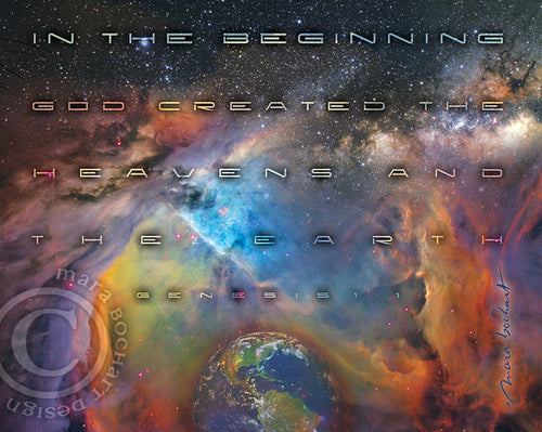 In The Beginning - premium canvas