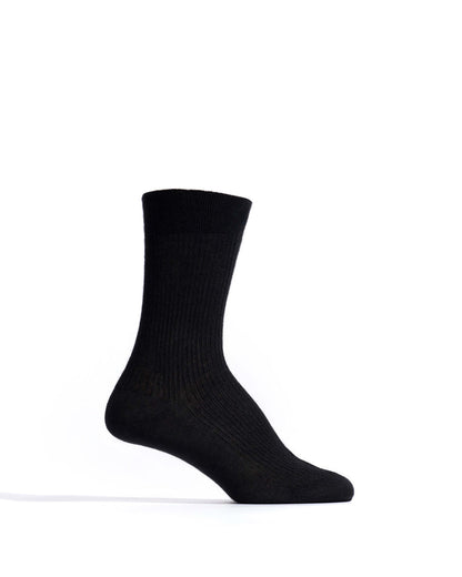 Ines silk cashmere socks 30% silk 70% cashmere Black - Anonymous Copenhagen Socks