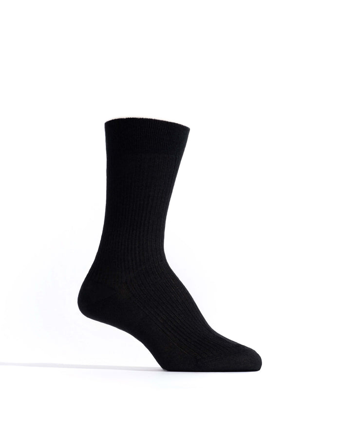 Ines silk cashmere socks 30% silk 70% cashmere Black - Anonymous Copenhagen Socks