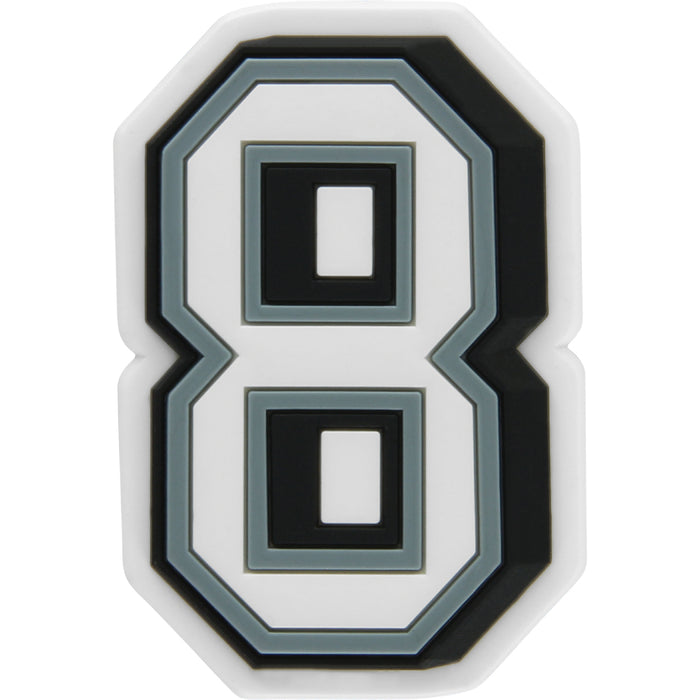 Jibbitz B W Number 8 - STANDART