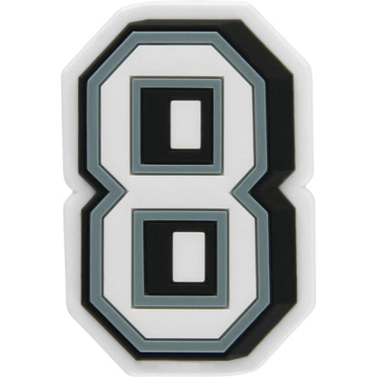 Jibbitz B W Number 8 - STANDART