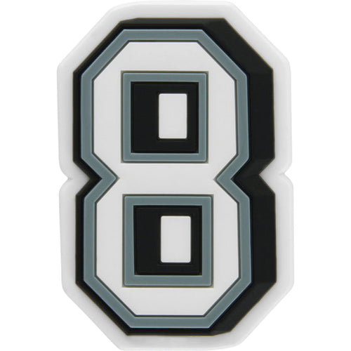 Jibbitz B W Number 8 - STANDART