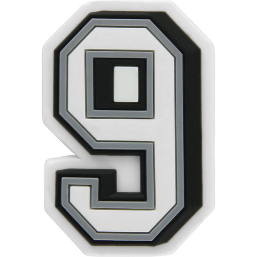 Jibbitz B W Number 9 - STANDART
