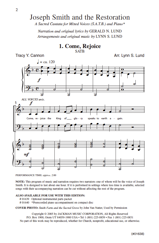 Joseph Smith and the Restoration - Cantata