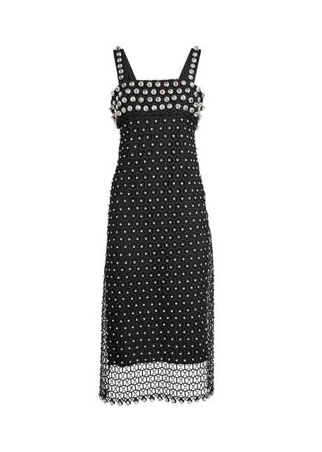Kelilah Strappy Midi Dress (Black)