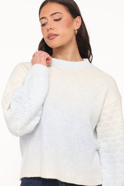 Arwen Ombre Sweater - Blue Multi