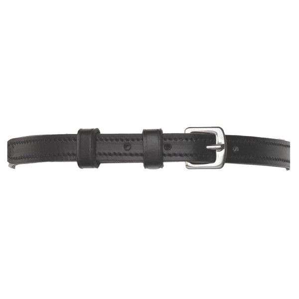 ladies lined leather spur straps black