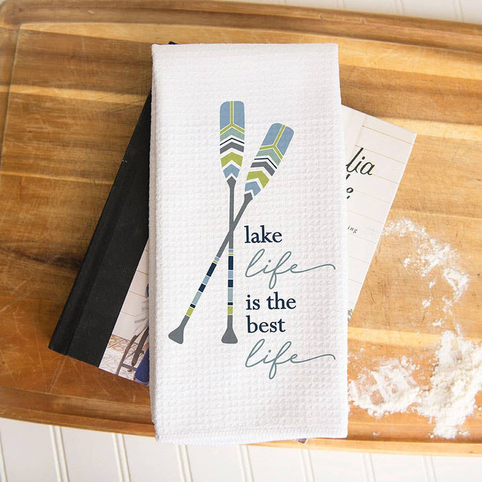 Lake Life Tea Towel