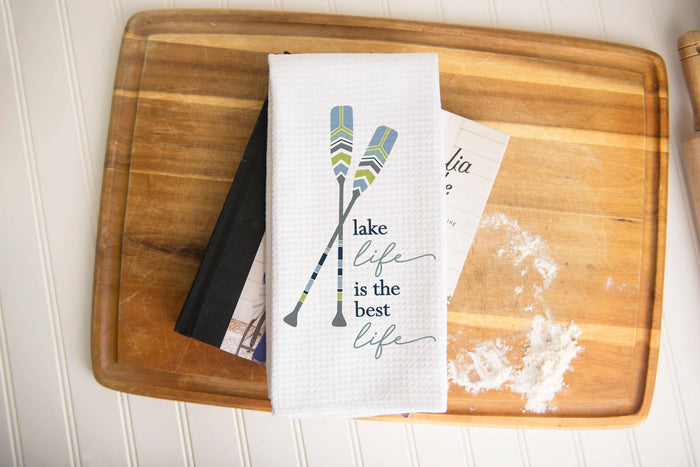 Lake Life Tea Towel