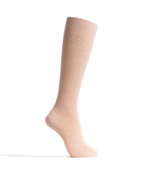 Lanai knee-high cashmere socks 70% wool 30% cashmere Mushroom - Anonymous Copenhagen Socks