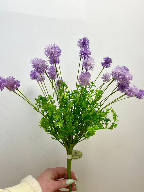 Lavender Gomphrena Bush