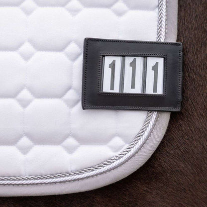 leather clip on show numbers