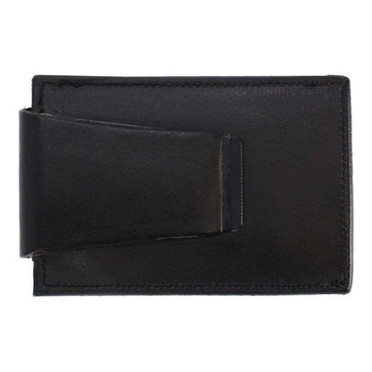 black leather clip on show numbers back