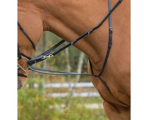 leather german martingale training aid