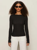 Boatneck Textured Top