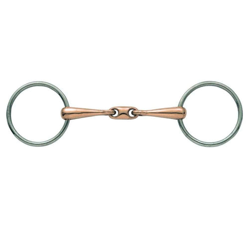Loose Ring Snaffle w/Copper Peanut 14mm