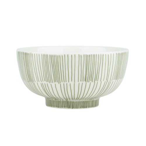 Marimekko Oiva / Kukat Puhkeavat Bowl in Forest Green Eleish Van Breems Home