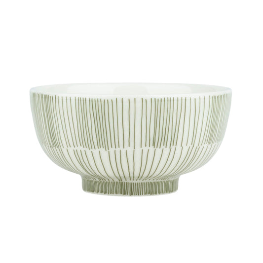 Marimekko Oiva / Kukat Puhkeavat Bowl in Forest Green Eleish Van Breems Home