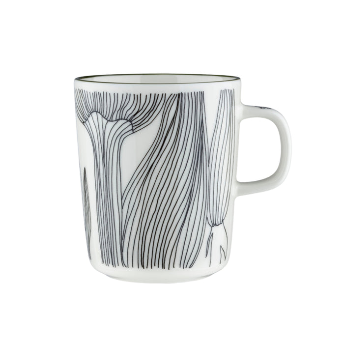 Marimekko Oiva / Kukat Puhkeavat Mug Forest Green Eleish Van Breems Home