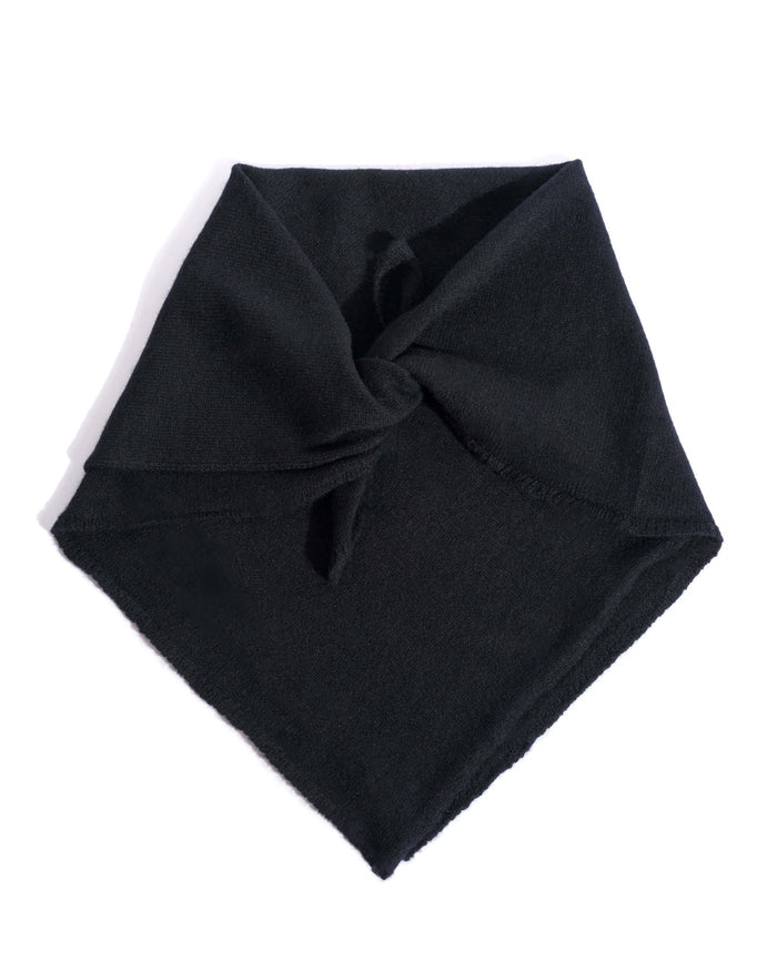 Mira cashmere square scarf 100% cashmere Black - Anonymous Copenhagen Scarves