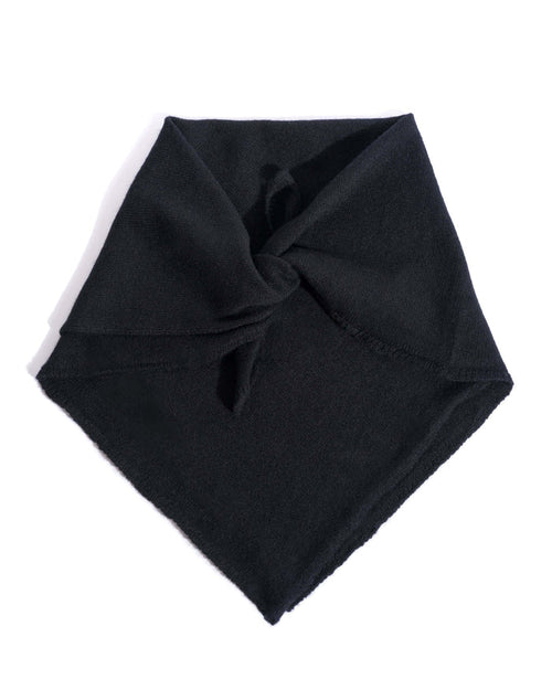Mira cashmere square scarf 100% cashmere Black - Anonymous Copenhagen Scarves