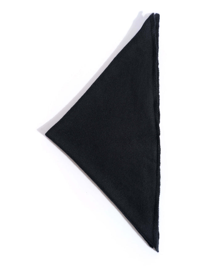 Mira cashmere square scarf 100% cashmere Black - Anonymous Copenhagen Scarves