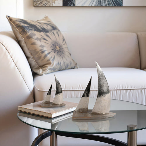 Moelyn Silver Sailboat - 2 Sizes