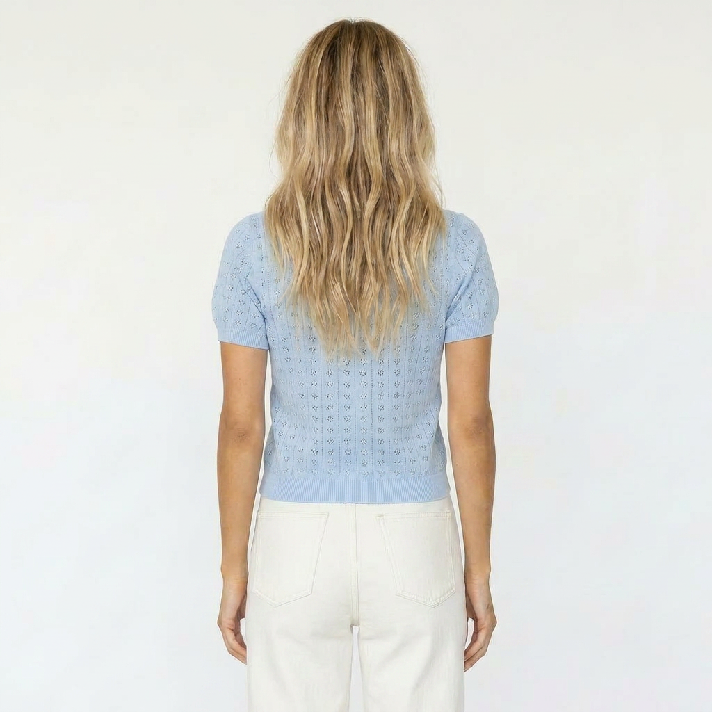 Nerissa Pointelle Tee