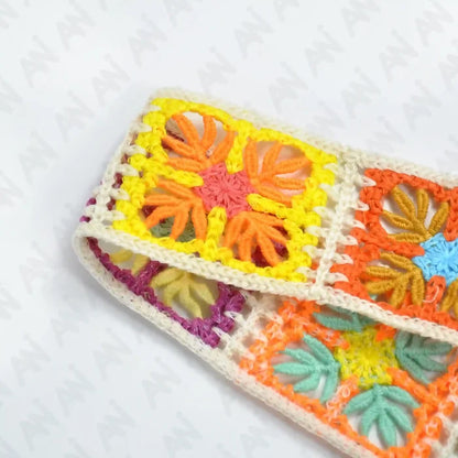 Multicolor Crochet Floral Lace