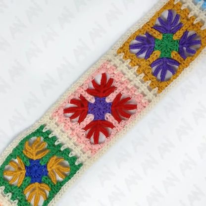 Multicolor Crochet Floral Lace