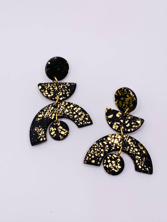 No Shrinking Violet - All that Glitters - Medium Earring