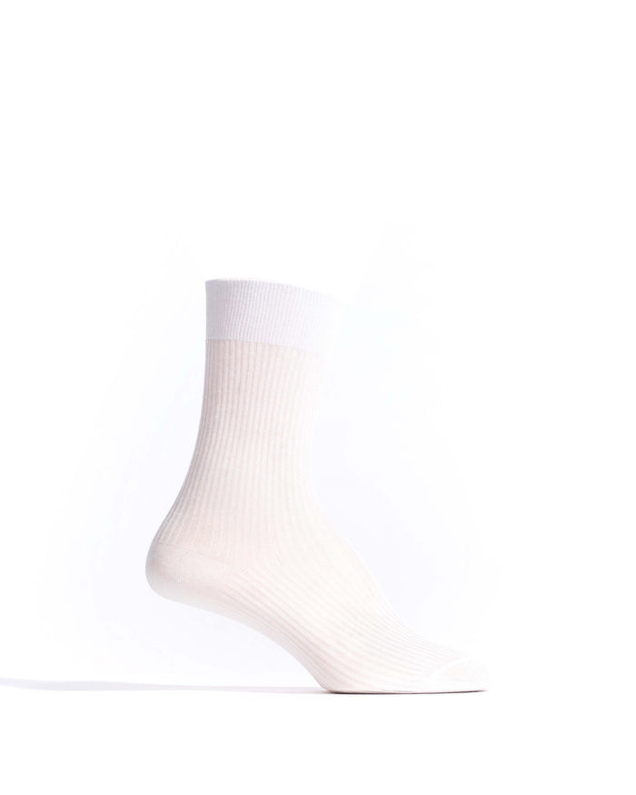 Noa glitter socks 52% nylon 48% polyester Cream - Anonymous Copenhagen Socks