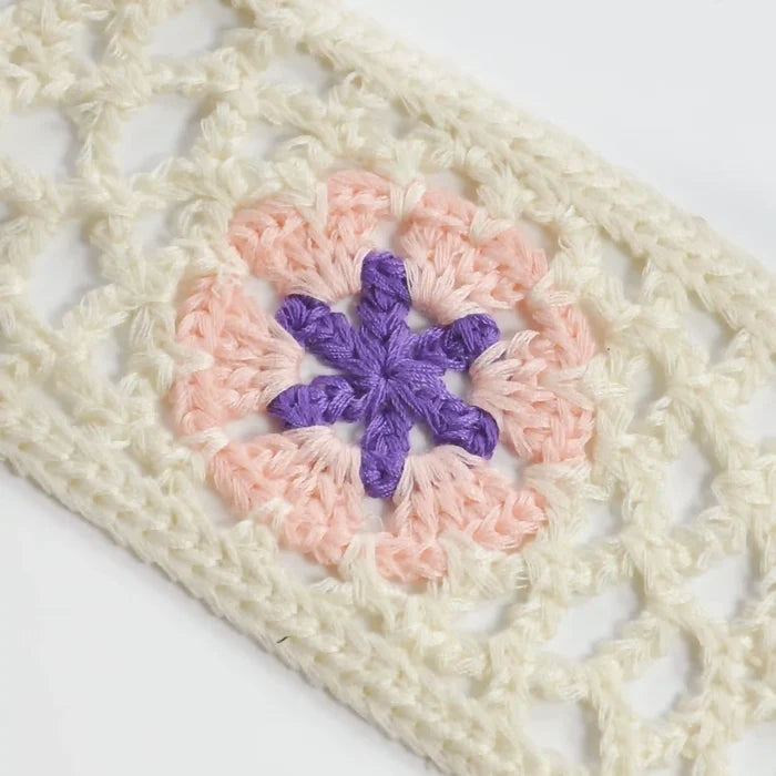 Openwork Crochet Multicolor Lace | 2 Meter