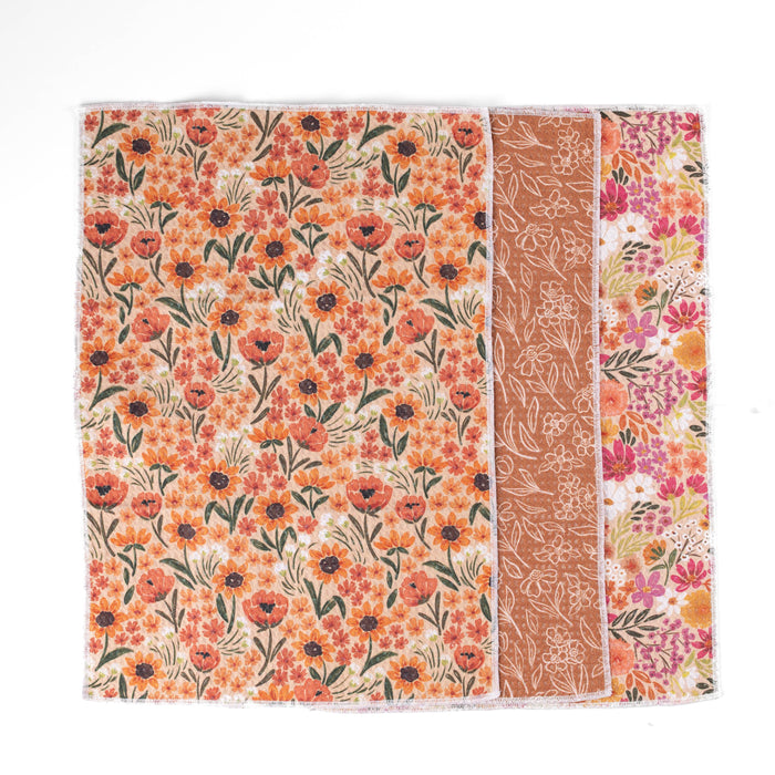 Pack of 3 Microfiber Kitchen Towels - Fall Tones