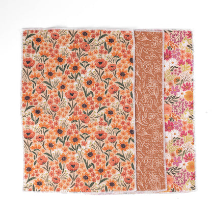 Pack of 3 Microfiber Kitchen Towels - Fall Tones