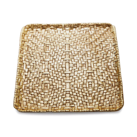 Palm Square Plate - RSVP Style