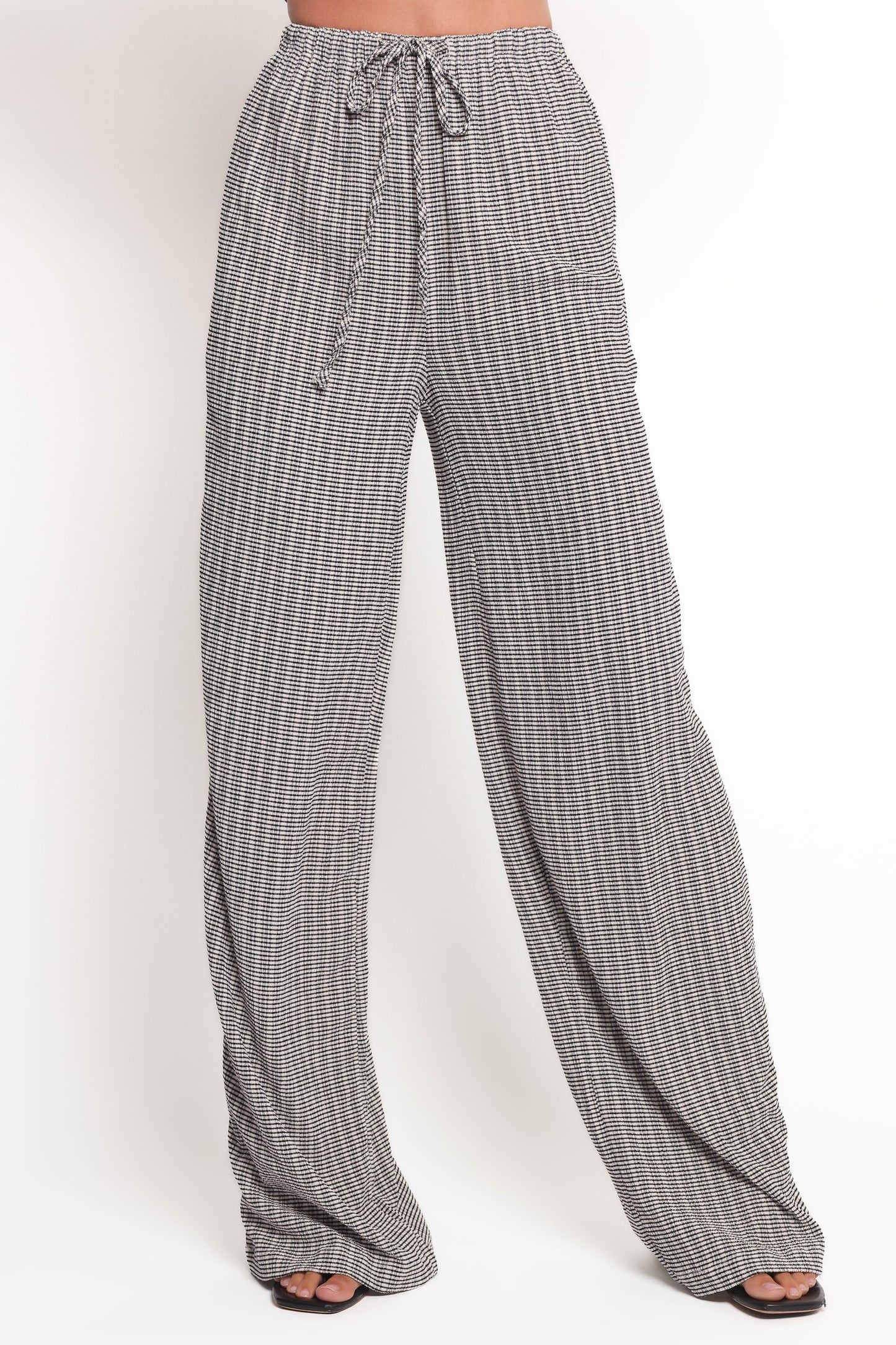 Afton Pant - Black White