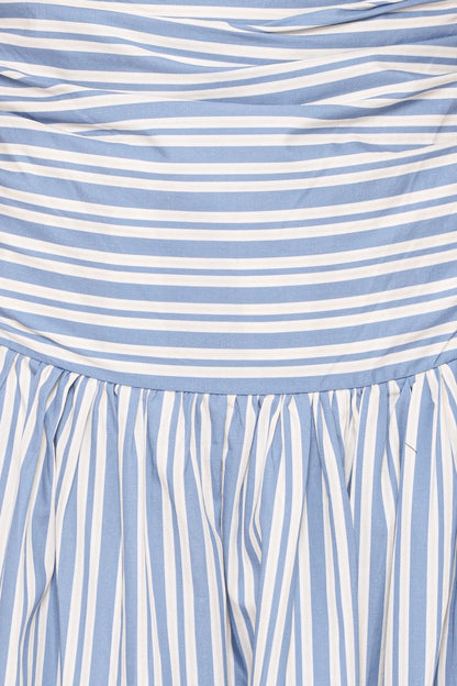Carlisle Maxi Dress - Blue Stripe