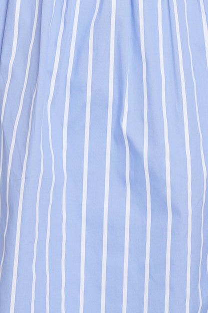 Cole Mini Dress - Blue Stripe
