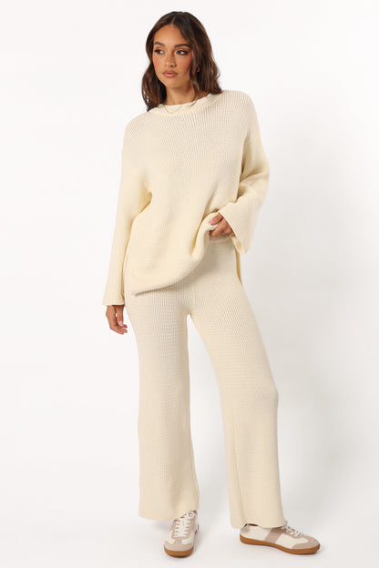 McKinley Knit Pant - Cream