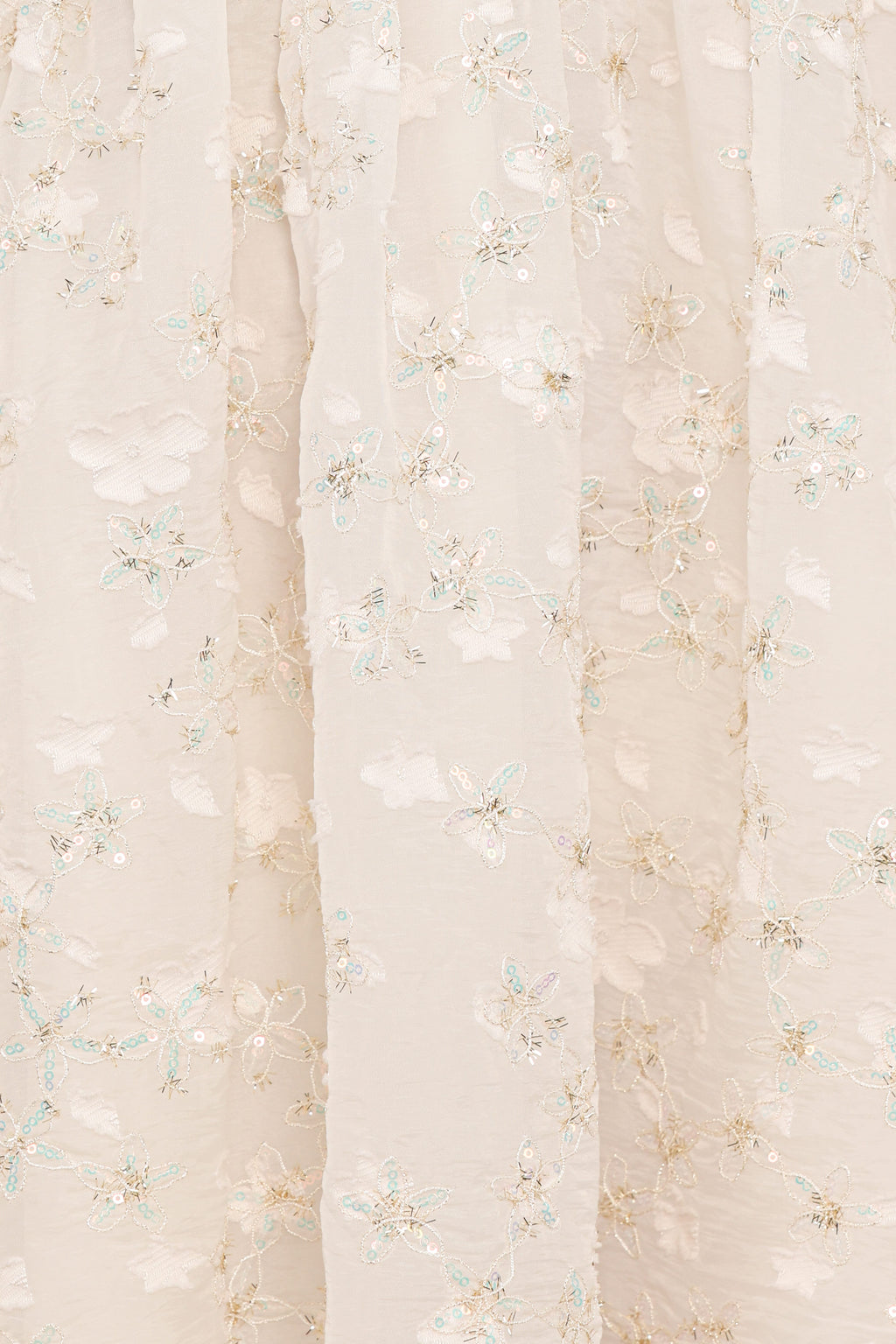 Lillan Mini Dress - Ivory Sequin