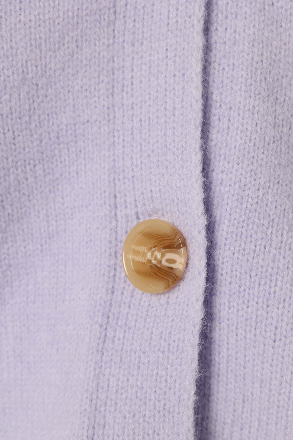 Isabel Button Front Cardigan - Lilac