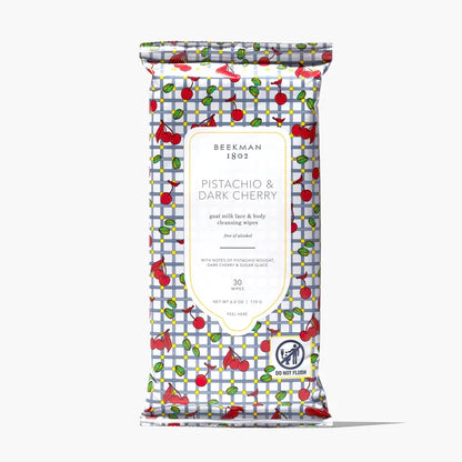 Pistachio & Dark Cherry Face Wipes