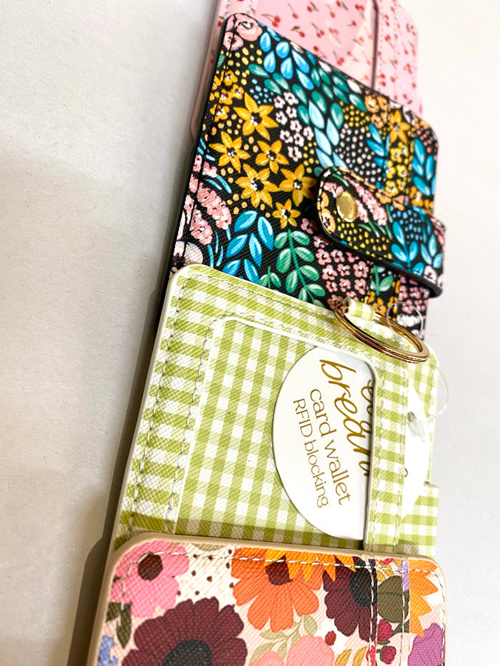 Rainbow Garden Card Wallet