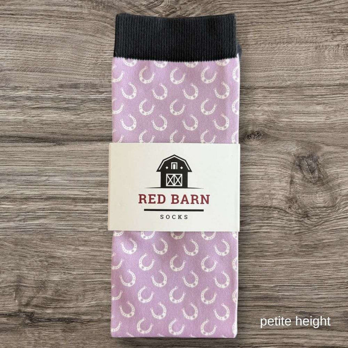 red barn socks lavender luck petite height