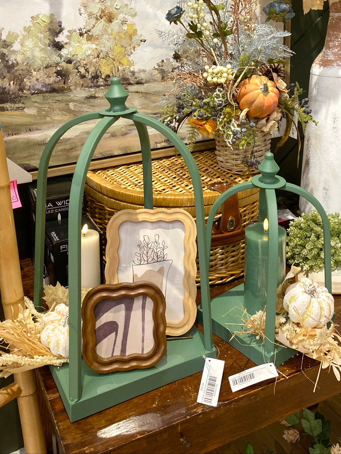 Sage Green Gothic Lanterns - 2 Sizes