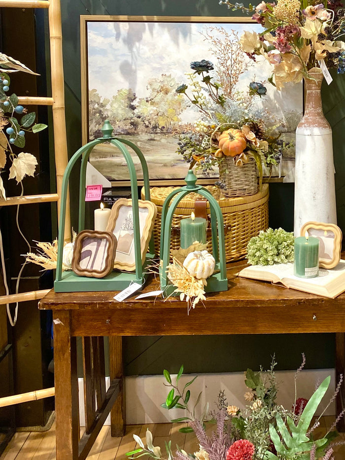 Sage Green Gothic Lanterns - 2 Sizes