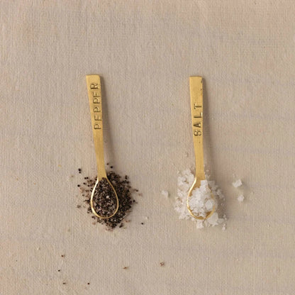 Salt and "Pepper" Spoons Set