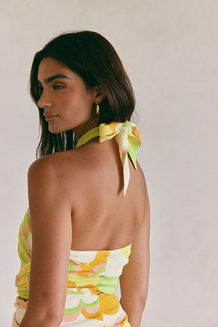 SAMPLE-Jorah Maxi Dress - Retro Bloom