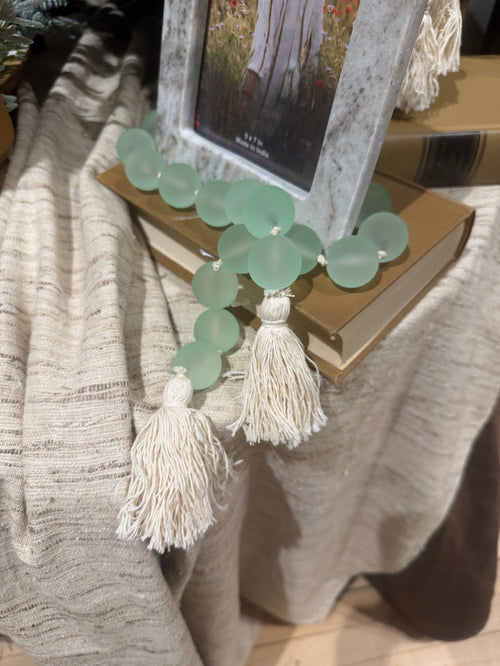 Sea Glass & Jute Garland